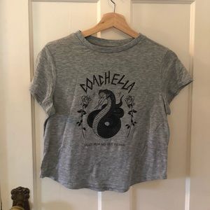 Coachella grey t shirt